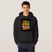 QUOTE BUITEN DE RUIMTE HOODIE (Voorkant volledig)