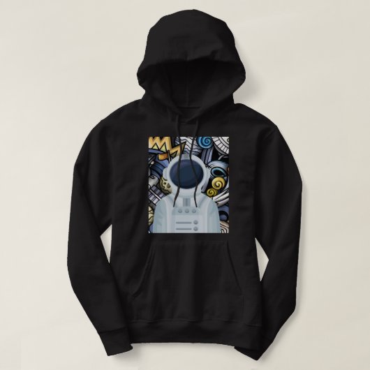 QUOTE BUITEN DE RUIMTE HOODIE (Design voorkant)