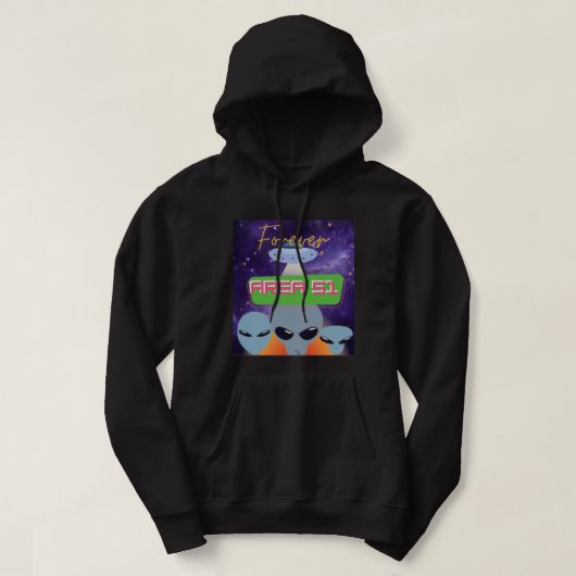 QUOTE BUITEN DE RUIMTE HOODIE (Design voorkant)