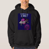 QUOTE BUITEN DE RUIMTE HOODIE (Voorkant)