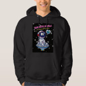 QUOTE BUITEN DE RUIMTE HOODIE (Voorkant)