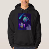 QUOTE BUITEN DE RUIMTE HOODIE (Voorkant)
