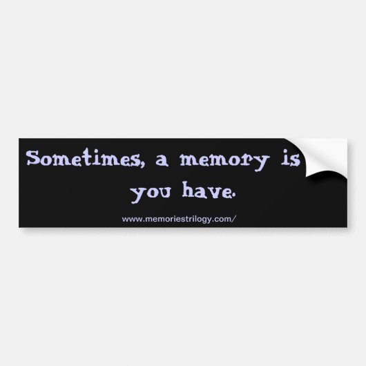 Quote Bumpersticker (Voorkant)