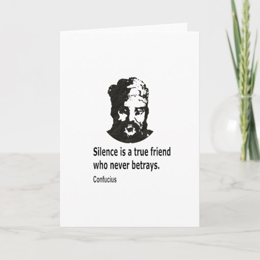 Quote By Confucius Kaart (Voorkant)