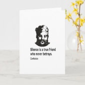 Quote By Confucius Kaart (Gele Bloem)
