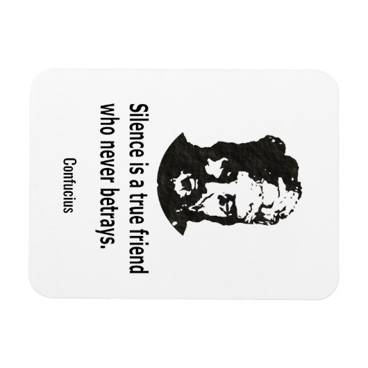 Quote By Confucius Magneet (Horizontaal)