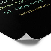 Quote By Marcus Aurelius, Mindset Motivational Quo Poster (Hoek)