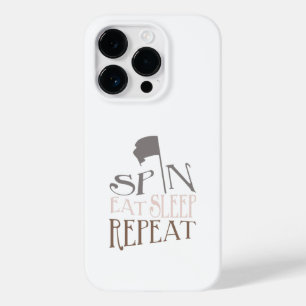 Quote Color Guard Spin Eat Sleep Herhalen Case-Mate iPhone 14 Pro Hoesje