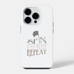 Quote Color Guard Spin Eat Sleep Herhalen iPhone 14 Plus Hoesje