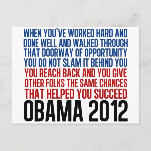 Quote Democratische Conventie Briefkaart (Voorkant)