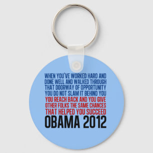 Quote Democratische Conventie Sleutelhanger