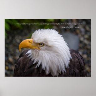 Quote Eagle Eternal Vigilance Poster
