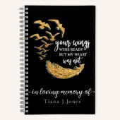 Quote Elegant mam Memorial Grief Sympathie Notitie Notitieboek (Voorkant)