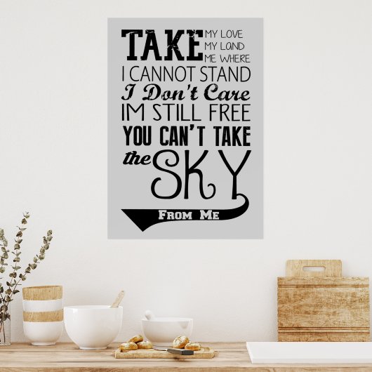 quote Firefly Theme Poster (Keuken)