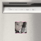 Quote Foto Valentijn's Day Roze Magneet (Insitu (Vaatwasser))