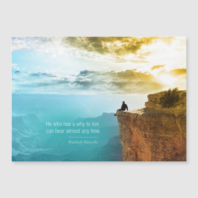 Quote Friedrich Nietzsche Natuur Adventure Natuur (Voorkant)