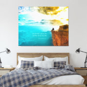 Quote Friedrich Nietzsche Natuur Adventure Natuur Canvas Afdruk (Insitu (Slaapkamer))