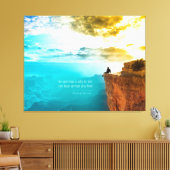 Quote Friedrich Nietzsche Natuur Adventure Natuur Canvas Afdruk (Insitu (Woonkamer))
