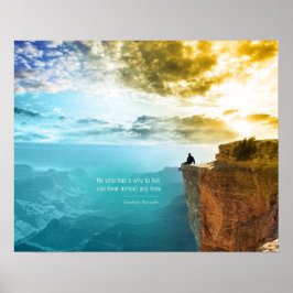 Quote Friedrich Nietzsche Natuur Adventure Natuur Poster