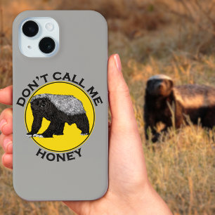 quote Honey Badger badass iPhone 15 Case