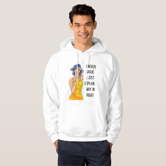 QUOTE HOODIE (Voorkant volledig)