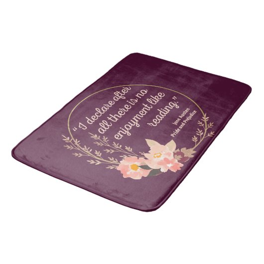 Quote III - Pride and Prejudice - Stijl Badmat (Gekanteld)