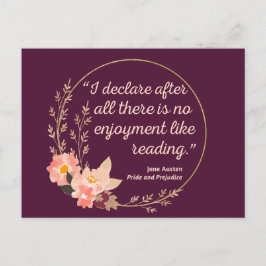 Quote III - Pride and Prejudice - Stijl Briefkaart