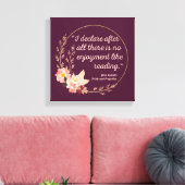 Quote III - Pride and Prejudice - Stijl Canvas Afdruk (Insitu (Woonkamer))