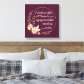 Quote III - Pride and Prejudice - Stijl Canvas Afdruk (Insitu (Slaapkamer))