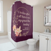 Quote III - Pride and Prejudice - Stijl Douchegordijn (In situ)