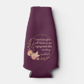 Quote III - Pride and Prejudice - Stijl Flesjeskoeler (Voorkant)