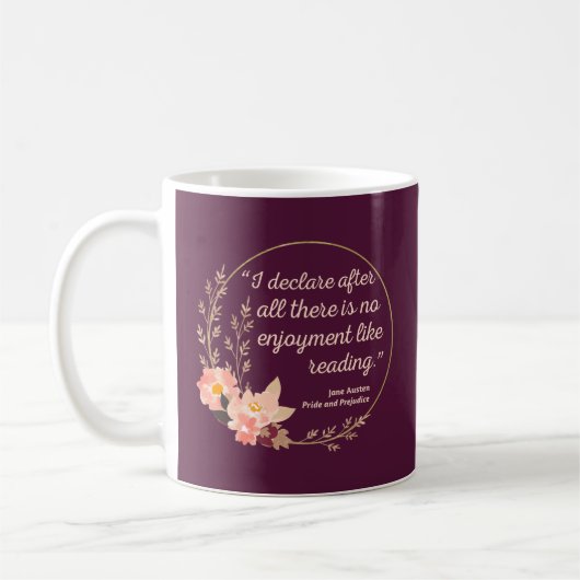 Quote III - Pride and Prejudice - Stijl Koffiemok (Links)