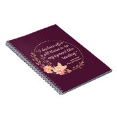 Quote III - Pride and Prejudice - Stijl Notitieboek (Rechterzijde)