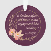 Quote III - Pride and Prejudice - Stijl Ornament (voorkant)