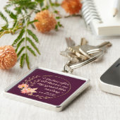 Quote III - Pride and Prejudice - Stijl Sleutelhanger (Zijkant)