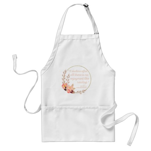 Quote III - Pride and Prejudice - Stijl Standaard Schort (Voorkant)