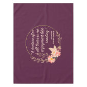 Quote III - Pride and Prejudice - Stijl Tafelkleed (Voorkant)