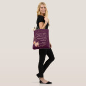 Quote III - Pride and Prejudice - Stijl Tote Bag (Op model)