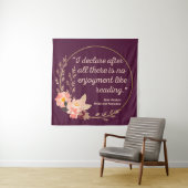 Quote III - Pride and Prejudice - Stijl Wandkleed (In situ)