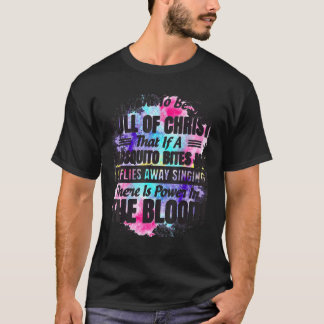 Quote Ik wil zo vol zijn van Christus mug bit T-shirt