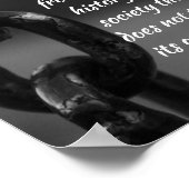 Quote Junetetiende Society Poster (Hoek)