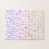 Quote Love Family Fun Legpuzzel (Horizontaal)