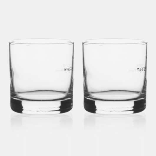 Quote monogram whisky glas (Rechts)