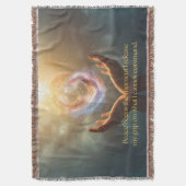 Quote of Finding Peace Blanket Deken (Voorkant Verticaal)