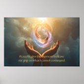 Quote of Finding Peace Poster (Voorkant)