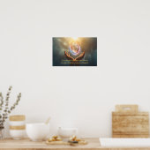 Quote of Finding Peace Poster (Keuken)