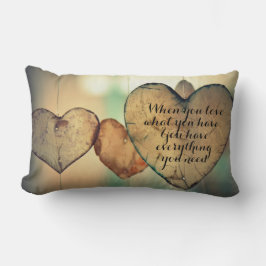 Quote of Love and Gratitude Sierkussen Kussen