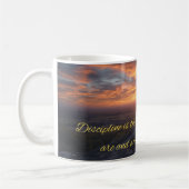 Quote on Discipline Mug Koffiemok (Links)