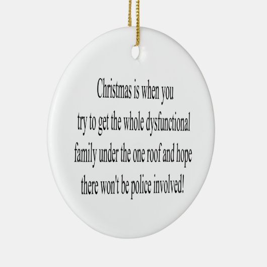 Quote Ornament for Kerstmis (Rechts)