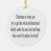 Quote Ornament for Kerstmis (Voorkant)